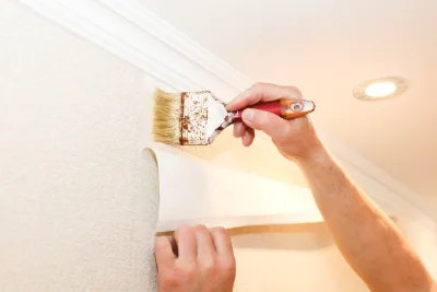 Pose de papier peint à Darvault — revêtements muraux et toiles de verre